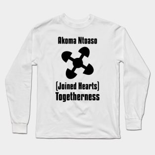 Akoma Ntoso | Adinkra Symbol | African | African American | Black Lives Long Sleeve T-Shirt